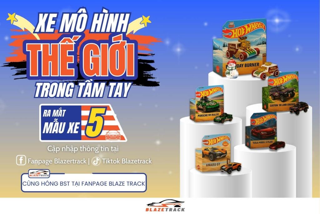 banner xe mô hình thế giới trong tầm tay của blaze track